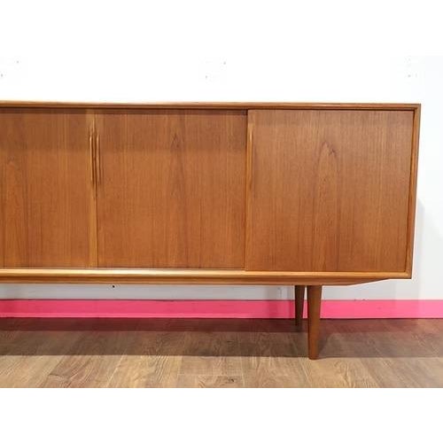 1960s Mid Century Modern Vintage Teak by Axel Christensen Danish Sideboard Credenza G Plan Style For Sale - Image 13 of 14