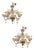 Venetian Murano Glass Chandeliers, 1970s, Set of 2 For Sale