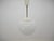 Glass Mid-Century Glass and White Bakelite Chandelier, Czechoslovakia, 1960s For Sale - Image 7 of 13