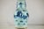 Ceramic Chinese Blue and White Porcelain Altar Vase with Immortal Figures and Celadon Tint For Sale - Image 7 of 12