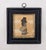 Paper 1920s W. Phelps Silhouette Portrait, Woman in Riding Hat, Borghese Frame For Sale - Image 7 of 9
