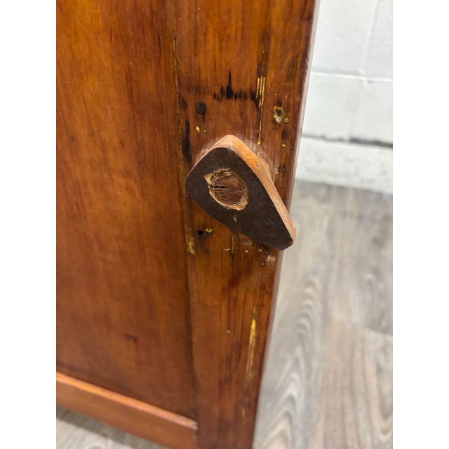 Antique American Country Stepback Hutch Welsh Cupboard For Sale - Image 9 of 12