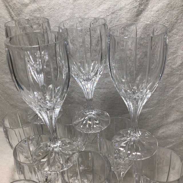 Mikasa Berkeley Crystal Water Goblets-Set of 11 For Sale - Image 12 of 12