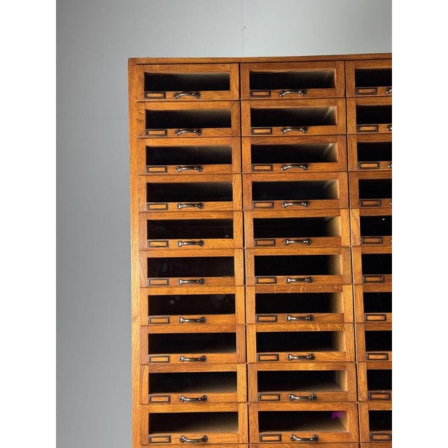 Vintage Haberdashery Cabinet in Wood For Sale - Image 4 of 18
