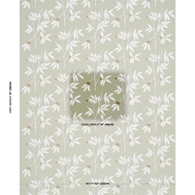 Featuring dramatic, oversize botanical motifs, Lilla Embroidery is a traditional design with modern leanings. The cotton-...