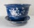 Early 20th Century Chinese Blue and White Pate-Sur-Pate Jardiniere Planter For Sale - Image 4 of 15