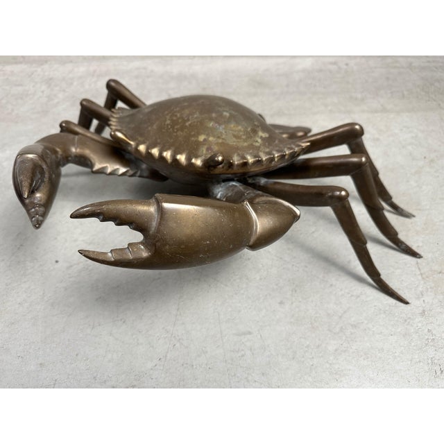 Vintage Krab Model in Solid Brass, 1960s For Sale - Image 6 of 11