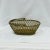 English Mid Century Handcrafted Woven Brass Basket For Sale - Image 3 of 7