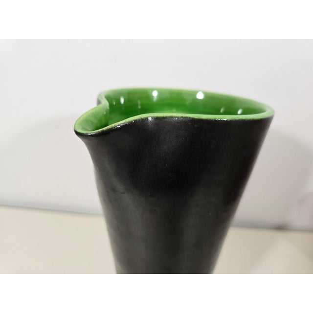 Ceramic Model 860 Pitcher and Tumblers by Pol Chambost, France, 1950s, Set of 7 For Sale - Image 6 of 17