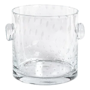 Lagoon Bubbled Glass Ice Bucket, Small