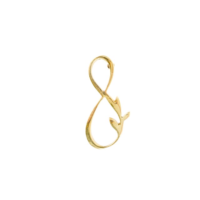 Leaf Flourish Brass House Number, 3 For Sale - Image 11 of 14