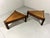 Brutalist Triangular Shaped Oak Coffee Side Tables, 1970s, Set of 2 For Sale - Image 13 of 18