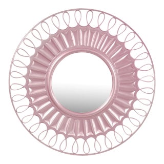 Pink Metallic Mirror For Sale