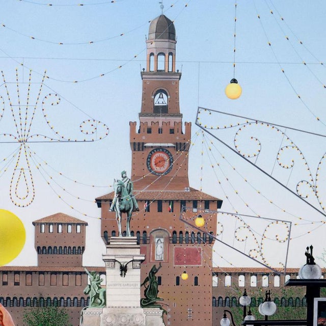 Glimpse of Milan, 2007, Canvas, Framed For Sale - Image 3 of 11