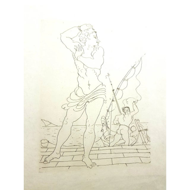 André Derain - Ovid's Heroides - Original Etching 1938 For Sale - Image 6 of 6