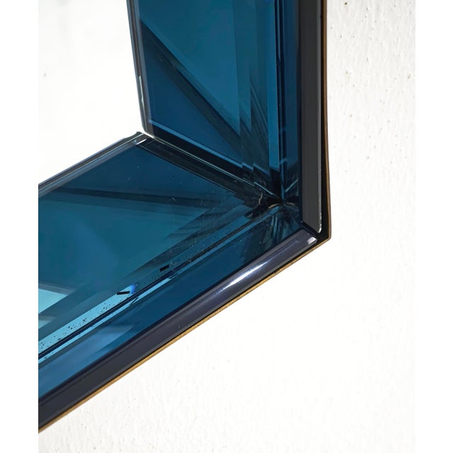Mirror Mod 2172A in Brass and Colored Glass by Max Ingrand for Fontana Arte, 1960 For Sale - Image 16 of 18