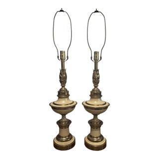 Gorgeous Hollywood Regency Stiffel Lamps - 2 Available $1125 Each/$2250 for Pair! Perfect Statement for Your Living Space! For Sale