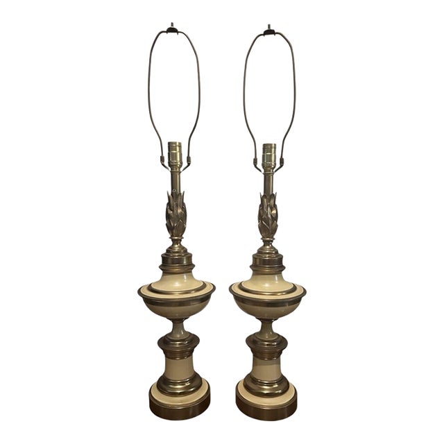 Gorgeous Hollywood Regency Stiffel Lamps - 2 Available $1125 Each/$2250 for Pair! Perfect Statement for Your Living Space! For Sale