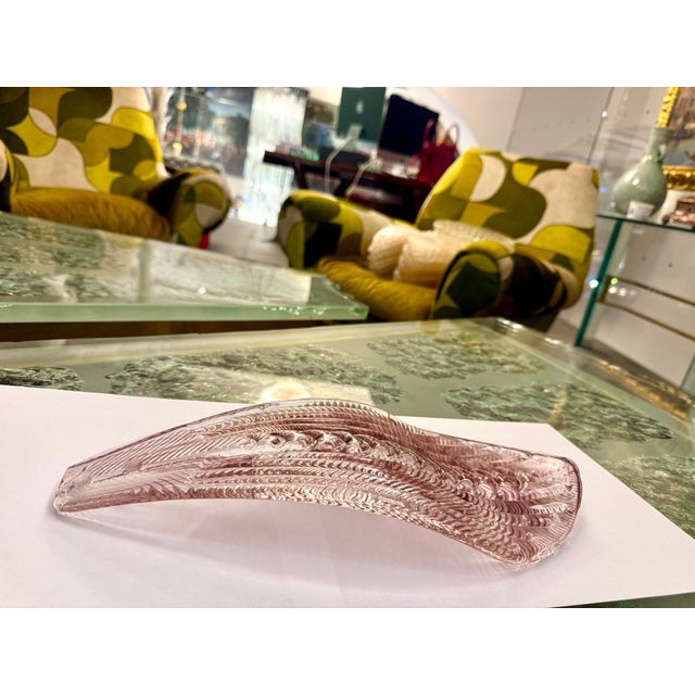 Pink Amethyst Murano Glass Leaves Ceiling Light, 1990s For Sale - Image 18 of 18