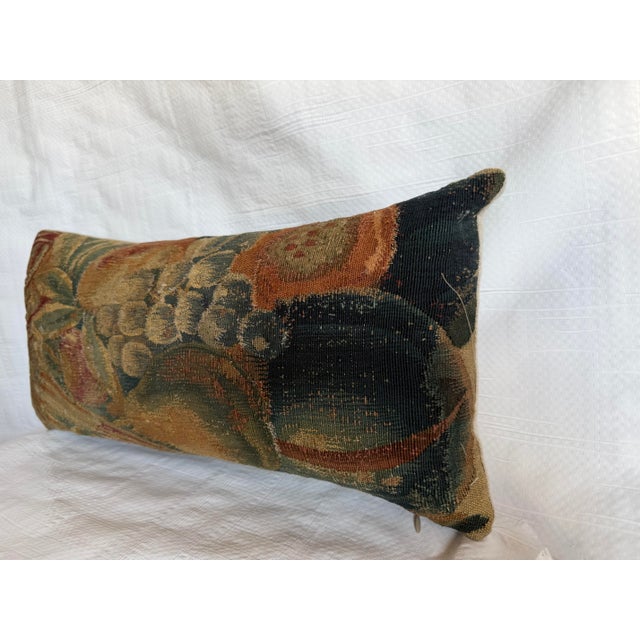 Baroque 17th Century Flemish Fruit and Botanical Pillow For Sale - Image 3 of 7