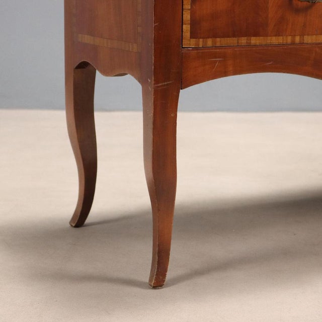 Wood Antique Louis XVI Style Chest of Drawers in Mahogany, 20th Century For Sale - Image 7 of 11