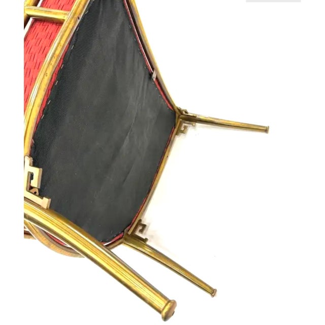 Mastercraft Mid Century Greek Key Lounge Chairs Pair For Sale - Image 11 of 14