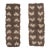Vintage Turkish Tulu Shag Runner Pair With Stylized Heart Motifs - Rug & Kilim For Sale