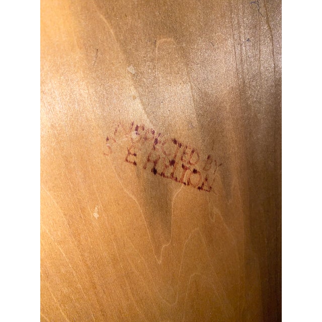 Brown Rare Vintage Burl American of Martinsville MCM Brutalist Full/Queen Headboard 1970s For Sale - Image 8 of 8