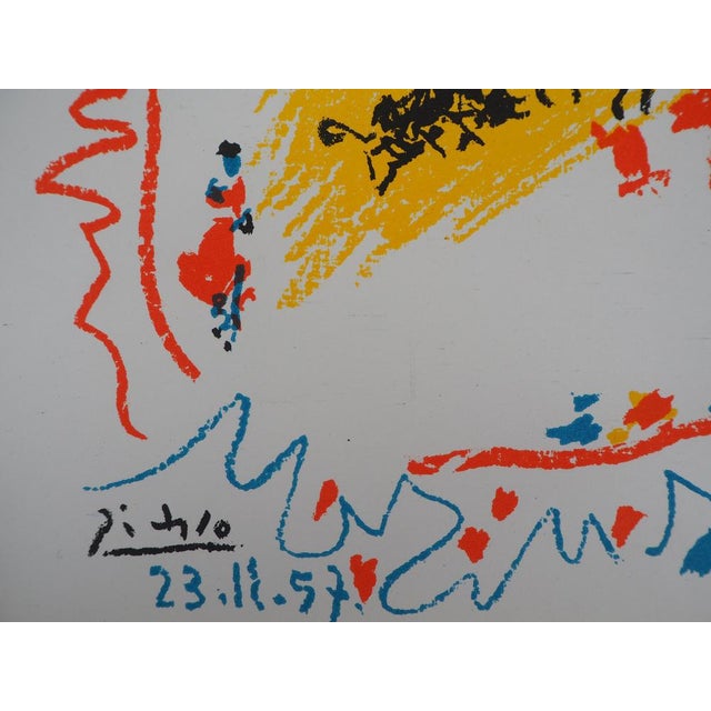 Pablo Picasso, The Little Bullfight, Original Lithograph For Sale - Image 5 of 7