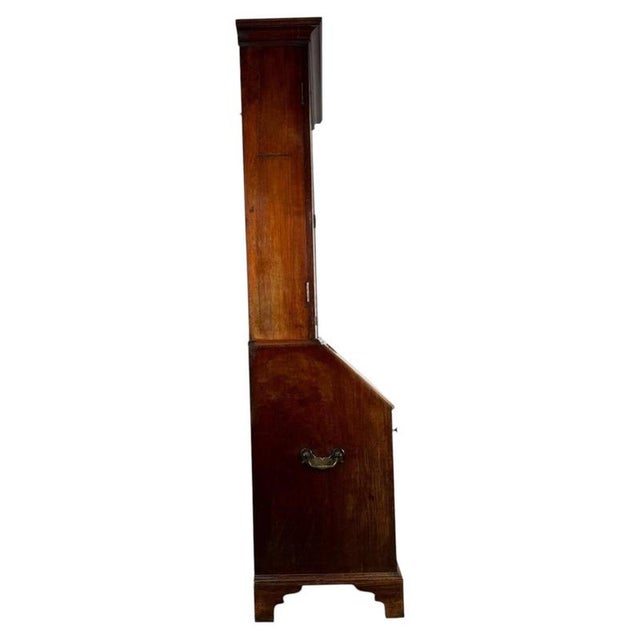 Wood George III Mahogany Bureau Bookcase, 1790 For Sale - Image 7 of 14