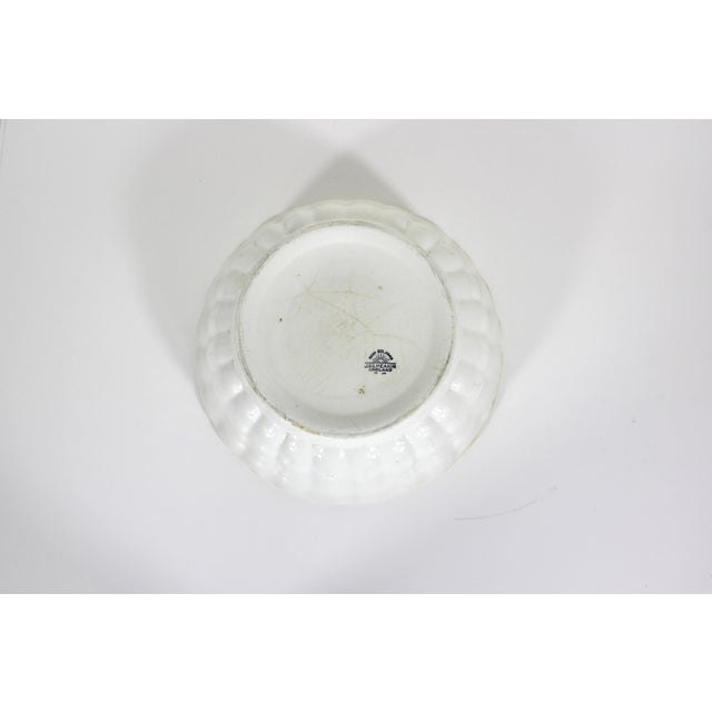 White Vintage Ironstone Mixing Bowl For Sale - Image 8 of 12