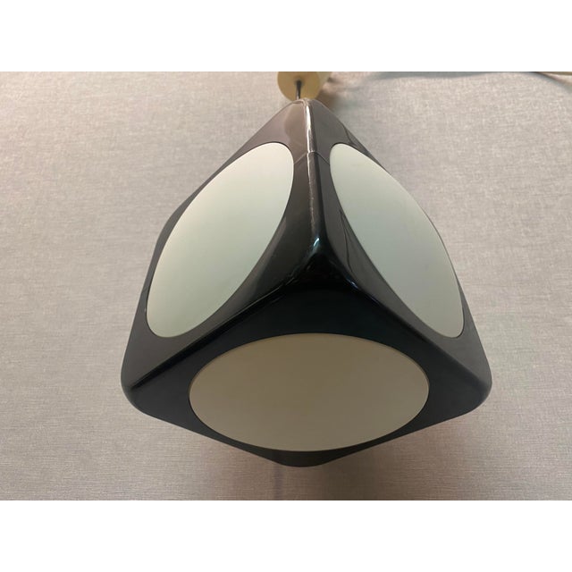 Space Age Dice Ceiling Lamp in Black by Lars Schioler for Hoyrup Lamper, 1970s For Sale - Image 15 of 18