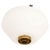 Metal Mid-Century Flush Mounts in Brass and Opaline Glass by Lisa Johansson-Pape, 1950s For Sale - Image 7 of 7