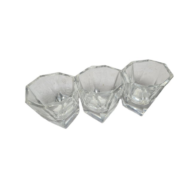Art Deco Glasses, Poland, 1930s, Set of 3 For Sale - Image 4 of 10