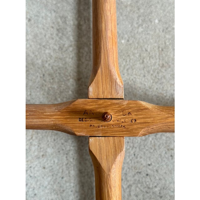 Wood Early Edition AT35 Tray Table by Hans J. Wegner for Andreas Tuck, 1960s For Sale - Image 7 of 8