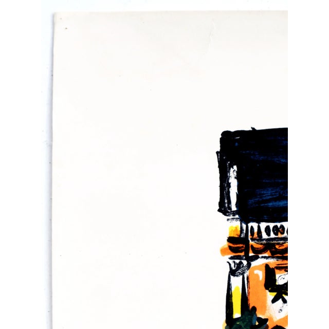 1970s 1972 French Exhibition Poster - Yves Brayer Et l'Italie For Sale - Image 5 of 6