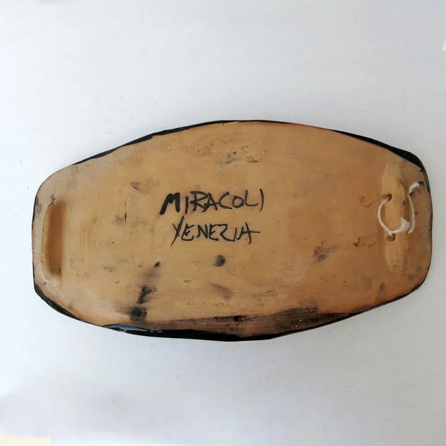 Modern Ceramic Wall Plate from Miracoli Venezia, 1950s For Sale - Image 3 of 4