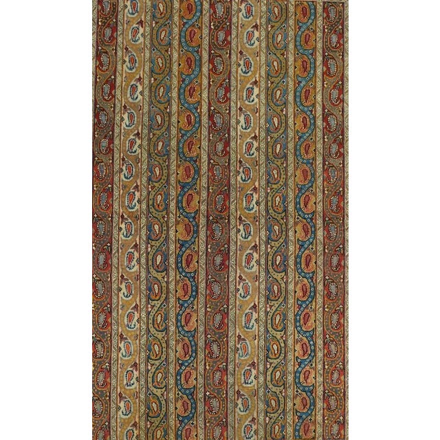 Early 20th Century Antique Qum Rug 4'8'' x 6'10'' For Sale - Image 5 of 11