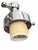 Modern Mid 20th Century Modern Desk Table Lamps Adjustable Crystal Shade Marble Base For Sale - Image 3 of 7