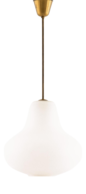 Pendant Lamp in Brass by Carl Axel Acking, 1940s