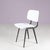 Friso Kramer Result Chairs in Black and White by Friso Kramer for Ahrend-De Cirkel, 1950s, Set of 6 For Sale - Image 4 of 12