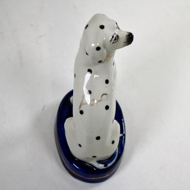 Staffordshire Early 20th Century William Kent Staffordshire Ware Dalmatian Right Facing For Sale - Image 4 of 9