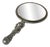 Pewter Hand Mirror by C.G. Hallberg, Stockholm, 1929 For Sale