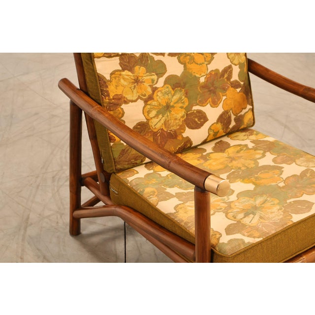 Vogue Coastal Vintage Rattan Bamboo Armchair For Sale In Philadelphia - Image 6 of 18