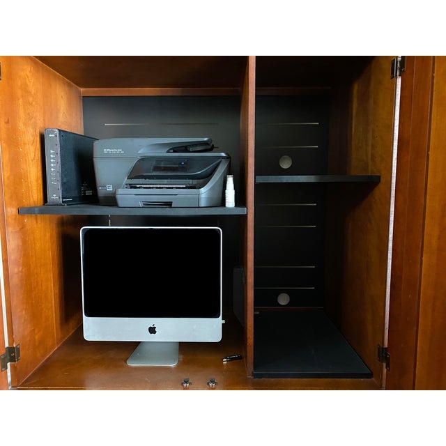 Hooker Furniture Cherry Wood Computer Armoire Chairish