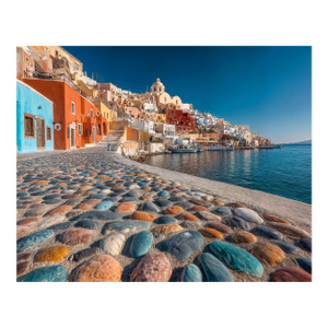 Santorini 1, Contemporary Landscape Photograph by Michael Filonow