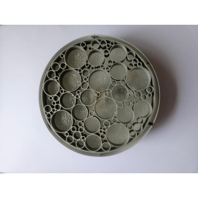 Mid-Century Modern Large Mid-Century Alliance Flush Mounts from RAAK, 1970s, Set of 3 For Sale - Image 3 of 18