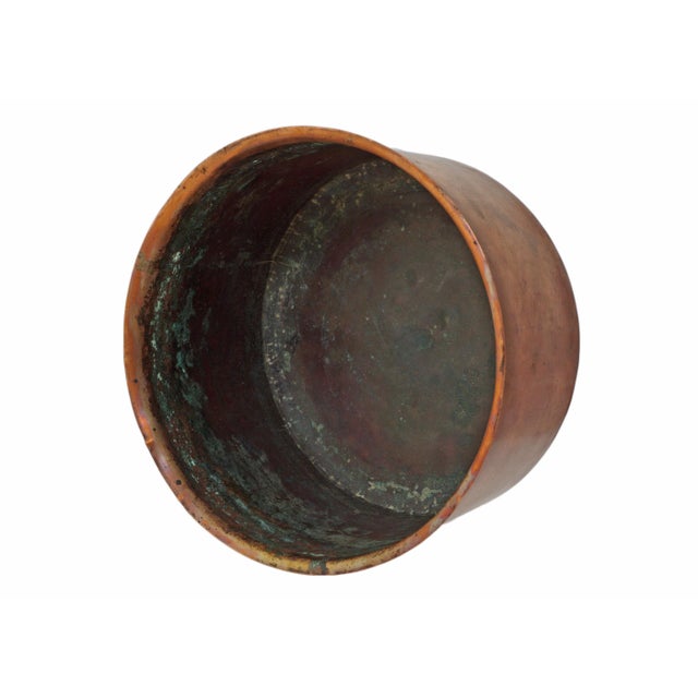 Antique Japanese Inlaid Wood Hibachi Brazier with Copper Liner Cachepot Meiji For Sale In Philadelphia - Image 6 of 9