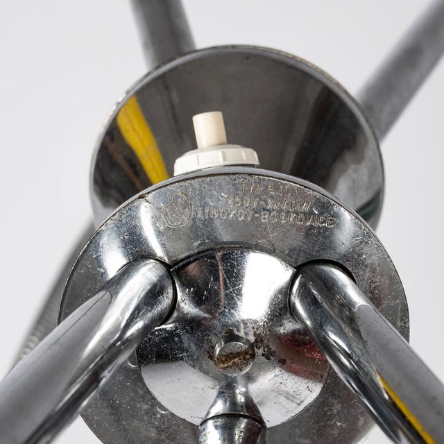 Green Vintage Floor Lamp, 1950s For Sale - Image 8 of 10