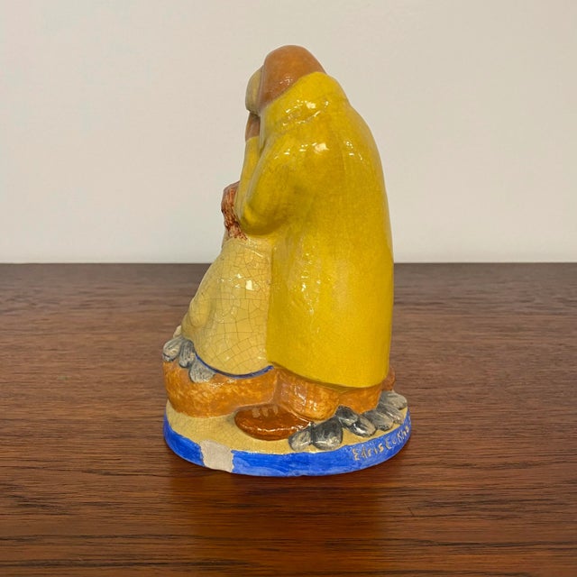 Early 20th Century Ceramic Sculpture by Edris Eckhardt Alice in Wonderland Series For Sale - Image 5 of 12